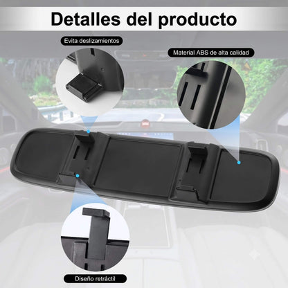 Espejo retrovisor adicional, visión de 180°